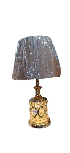 Elegant Crystal Glow Bedside Table Lamp
